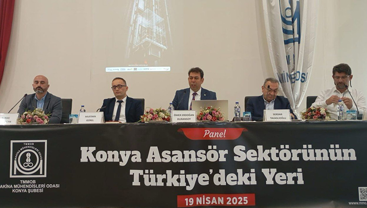 Konya’da Asansör Sektörü Paydaşları MMO Toplantısında Buluştu