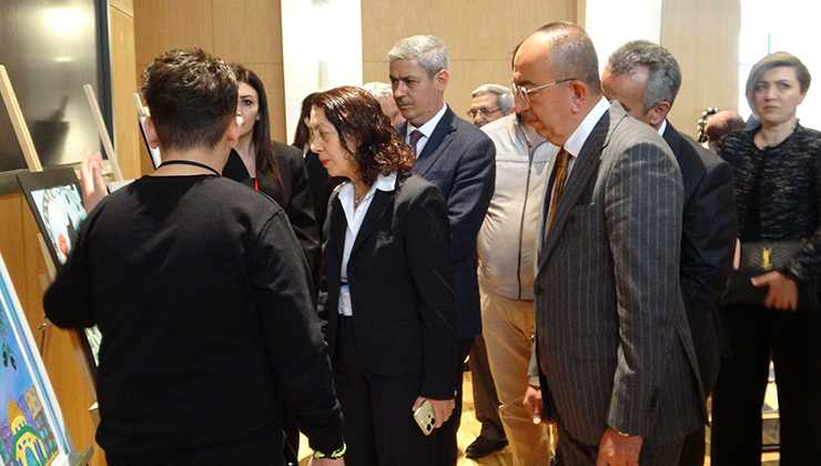 Konya’da Kudüs ve Gazze temalı resim sergisi