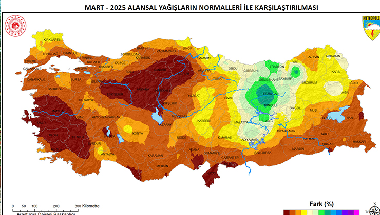 Konya’da mart ayı yağışı, 35 yılın en düşük seviyesinde gerçekleşti