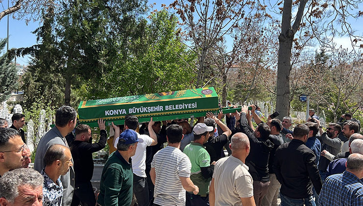 Konya’da otomobilin çarptığı çocuğa son veda