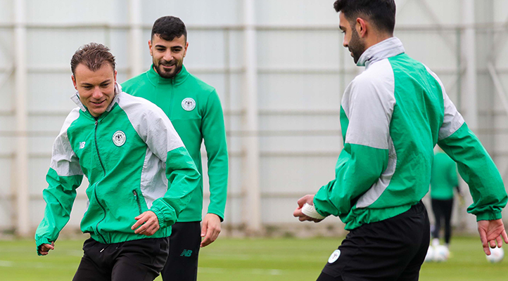 Konyaspor, Göztepe maçı hazırlıklarını sürdürdü