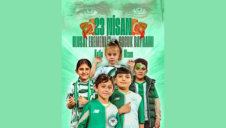 Konyaspor’dan 23 Nisan mesajı