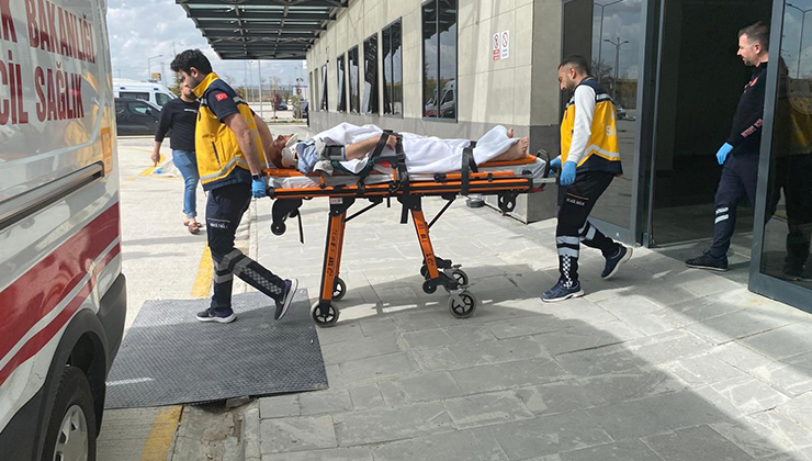 Kulu’da inşaattan düşen kişi hastanelik oldu