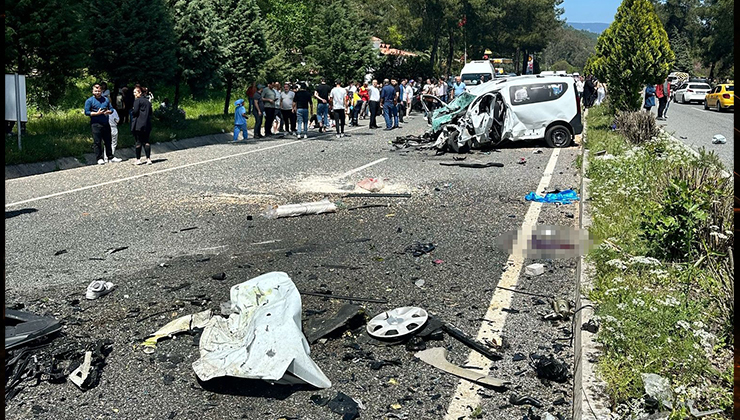 Marmaris’te kara yolu savaş alanına döndü: 1 ölü, 4 yaralı
