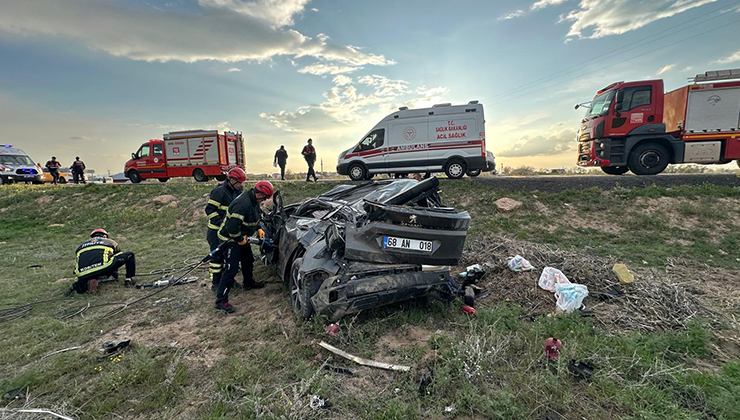 Nevşehir’de 2 otomobil çarpıştı: 1 ölü, 3 yaralı