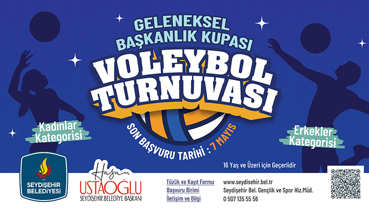 Seydişehir’de voleybol heyecanı yaşanacak