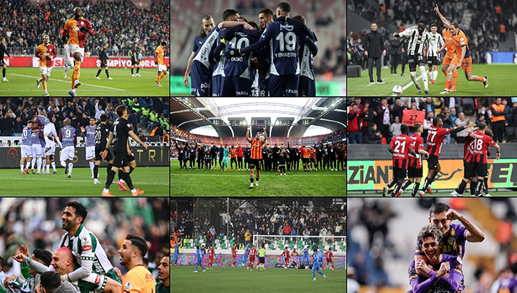 Süper Lig’de 31. haftanın perdesi kapandı