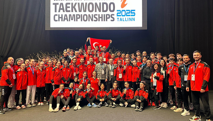 Taekwondo Genç Milli Takımı Avrupa şampiyon oldu