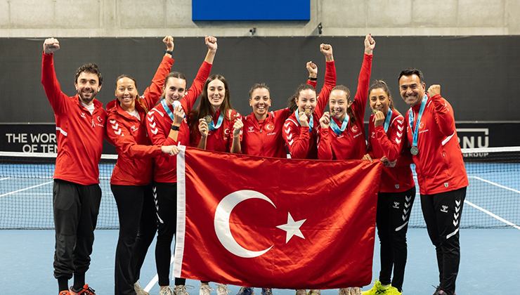 Türkiye A Milli Kadın Tenis Takımı, Litvanya’da tarih yazdı