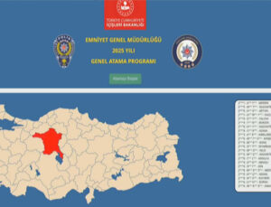 22 bin 45 polisin atama ve yer değiştirmesi yapıldı