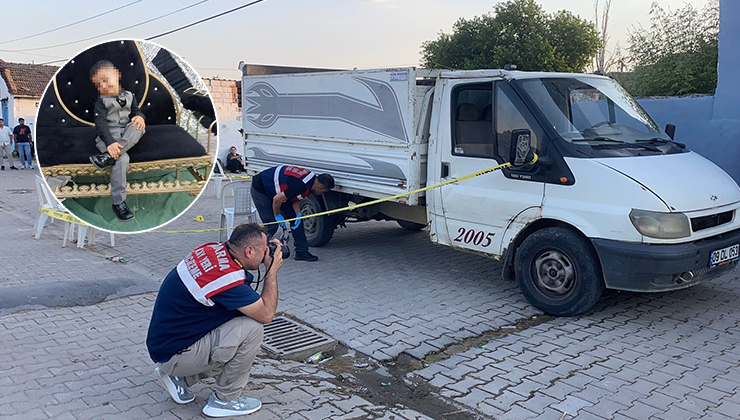 Akrabalarının nişanına giden 4 yaşındaki Enes, kamyonet kasasından düşerek öldü