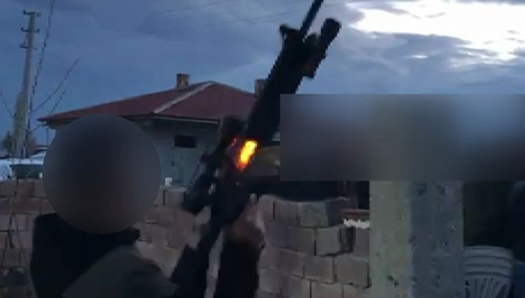 Aksaray’da 35 adrese silahlı maganda operasyonu: Evlerden cephanelik çıktı