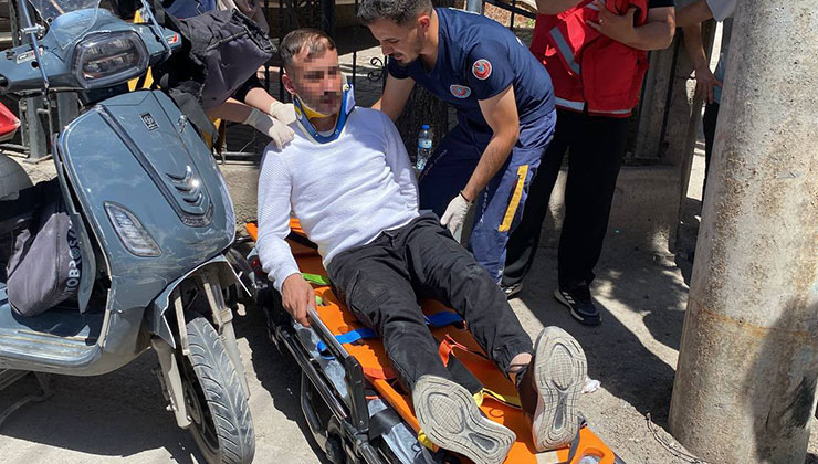 Aksaray’da motosiklet ile otomobil çarpıştı: 1 yaralı