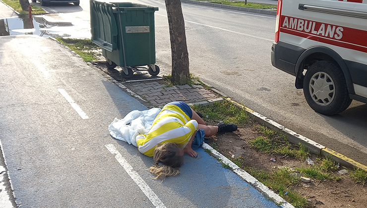 Aksaray’da otomobilden atılan kadın baygın bulundu