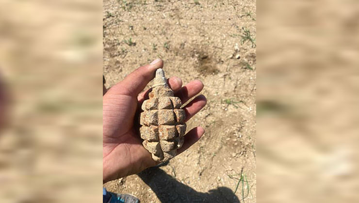 Ankara’da 104 yıllık patlamamış el bombası bulundu