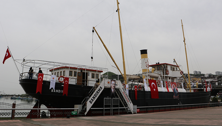 Bandırma Vapuru’nu 19 Mayıs’ta binlerce kişi ziyaret ediyor