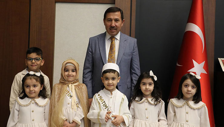 Başkan Kılca’ya miniklerden anlamlı ziyaret