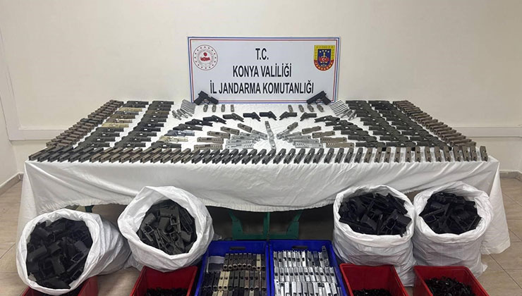 Beyşehir’de jandarmadan silah kaçakçılarına operasyon