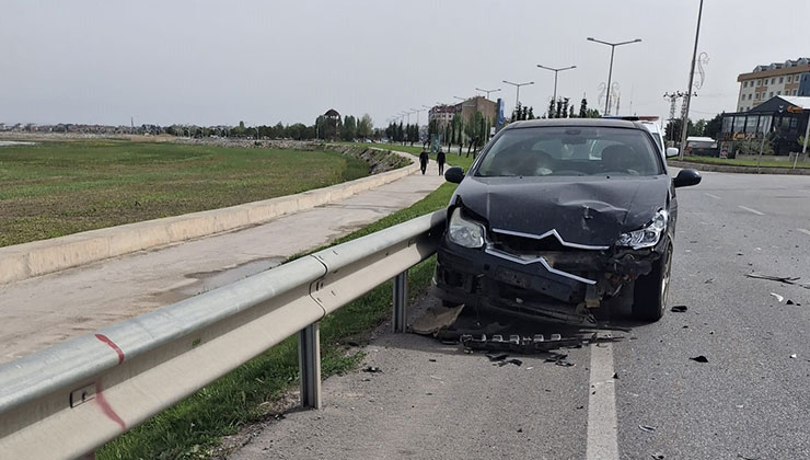 Beyşehir’de otomobiller çarpıştı: 2 yaralı