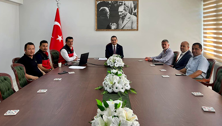 Bozkır’da dolu ve don zararlarının tespiti için toplantı düzenlendi