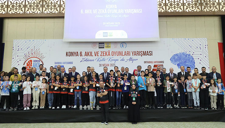 Büyükşehir’in desteklediği Konya 6. Akıl ve Zekâ Oyunları yarışması büyük heyecana sahne oldu