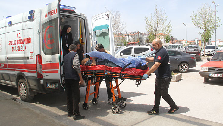 Çapa motoruna ayağını kaptıran çiftçi yaralandı
