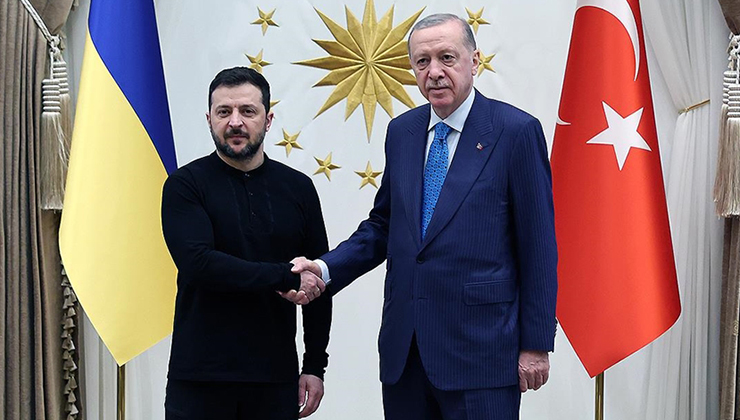 Cumhurbaşkanı Erdoğan, Ukrayna Devlet Başkanı Zelenskiy ile bir araya geldi