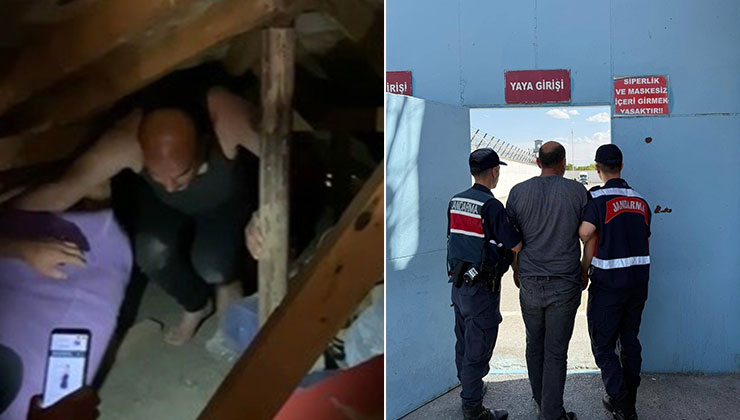 Farklı suçlardan aranan şahıs çatı katında yakalandı