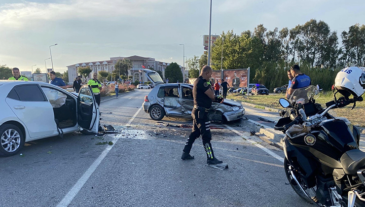 Fethiye’de 2 otomobil çarpıştı; 1 ölü, 3 yaralı