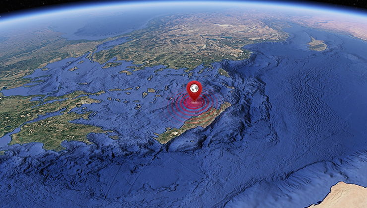 Girit Adası açıklarında 6,2 büyüklüğünde deprem