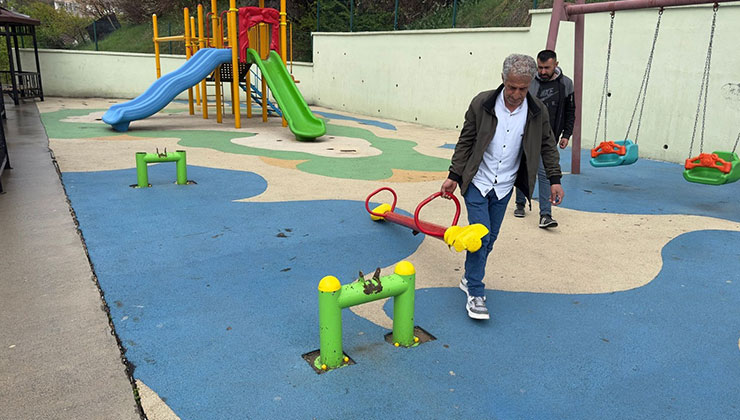 Hakkari’de çocuk oyun parkı ikinci kez tahrip edildi