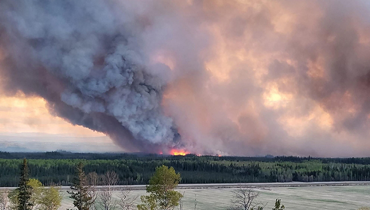 Kanada’nın Manitoba eyaletinde orman yangınları nedeniyle 17 bini aşkın kişi için tahliye kararı