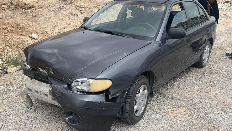 Karaman’da otomobille çarpışan motosikletin sürücüsü yaralandı