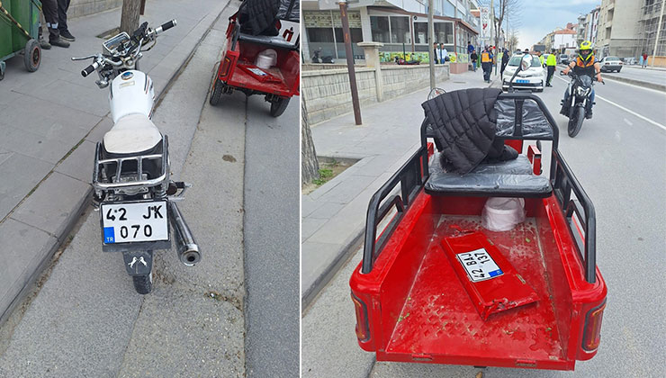 Karapınar’da motosikletler çarpıştı: 3 yaralı
