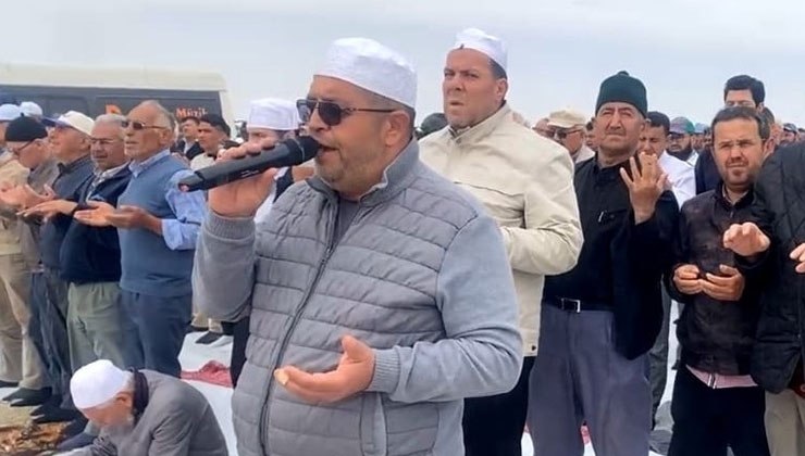 Karapınar’da yağmur duası yapıldı