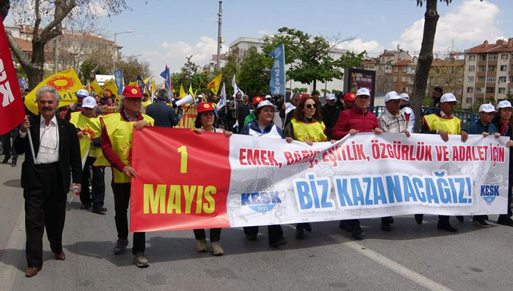Konya’da 1 Mayıs kutlamaları