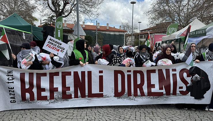 Konya’da İsrail’in Gazze saldırıları protesto edildi