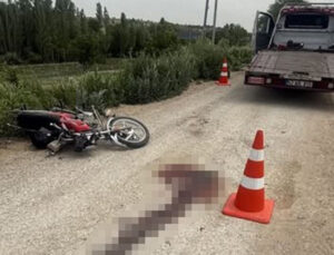 Konya’da otomobilin çarptığı motosikletin sürücüsü öldü