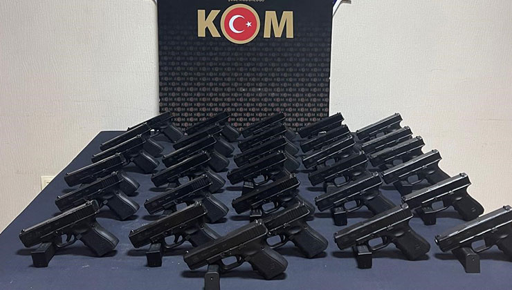 Konya’da silah kaçakçılarına darbe: 5 gözaltı