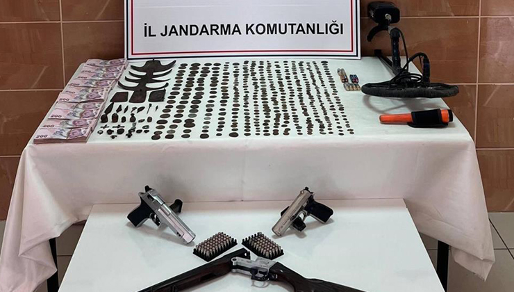 Konya’da tarihi eser operasyonunda 3 kişi yakalandı