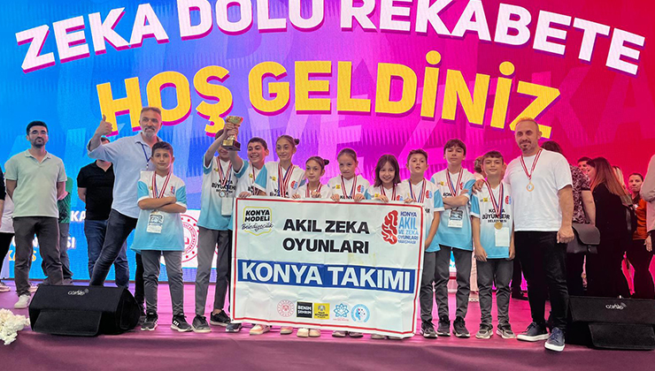 Konyalı öğrenciler,  Türkiye 7. Akıl ve Zeka Oyunları Finalleri’ne damga vurdu