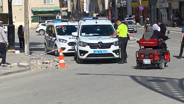 Kulu’da motosiklet denetimleri sıklaştırıldı