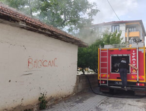 Kulu’da müstakil evde yangın çıktı
