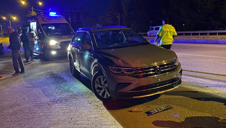 Kulu’da otomobiller çarpıştı: 1 yaralı