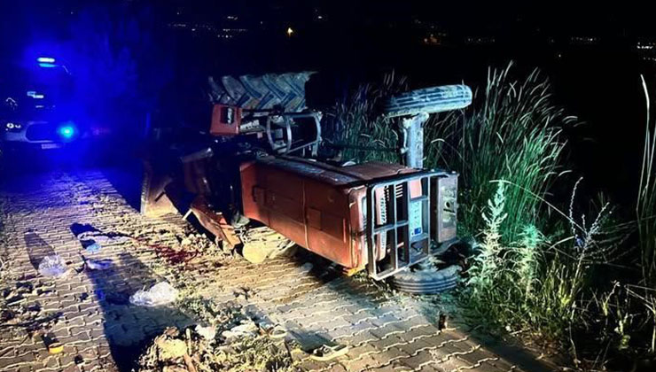 Manisa’da traktör kazası: 1 ölü, 1 yaralı