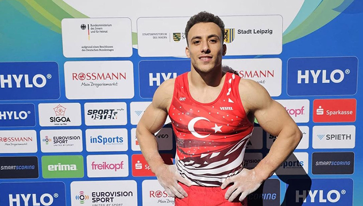 Milli cimnastikçi Adem Asil, Almanya’da altın madalya kazandı