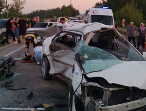 Osmaniye’de 4 aracın karıştığı zincirleme kaza: 1 ölü, 6 yaralı