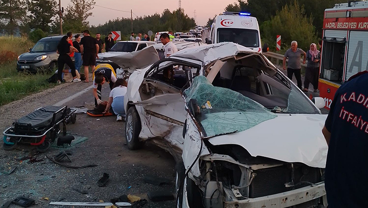 Osmaniye’de 4 aracın karıştığı zincirleme kaza: 1 ölü, 6 yaralı