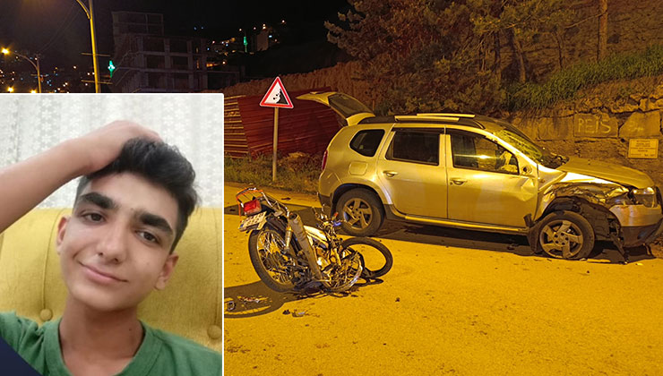 Otomobille kafa kafaya çarpışan motosiklet sürücüsü hayatını kaybetti