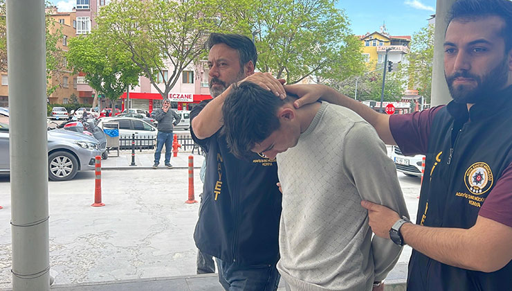 Selçuklu’da bir şahıs tartıştığı kişiyi kafasından taşla yaraladı